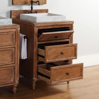 James Martin Furniture Copper Cove 26 Single Vanity Set with Wood Top