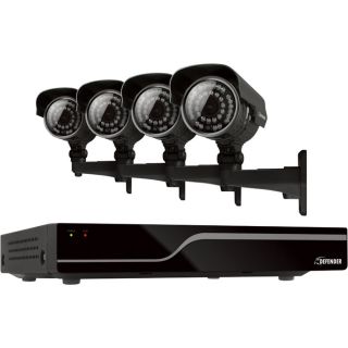 Sentinel DVR Surveillance System — 8-Channel DVR with 4 High-Resolution Security Cameras, Model# 21030  Security Systems   Cameras