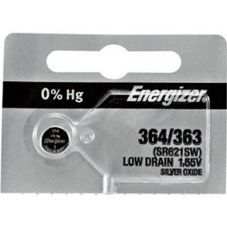 Energizer 364BPZ Zero Mercury Battery   1 Pack Health & Personal Care