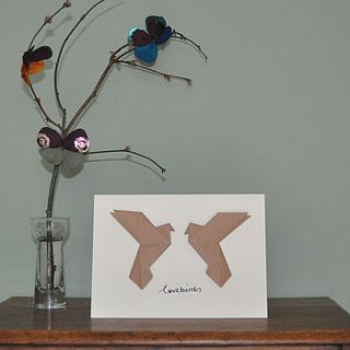 lovebirds card by clementine & bloom