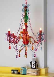 Rainbow Light Show Chandelier  Mod Retro Vintage Decor Accessories