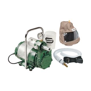 Marco Light-Duty Respirator and Portable Ambient Air Pump, Model# 10BMB3035FAPKIT  Protective Blasting Gear