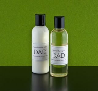 dad shaving gift set by blended therapies