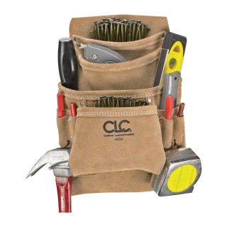 CLC 10 Pocket Carpenter's Nail & Tool Bag, Model# 1923X  Tool Bags   Belts