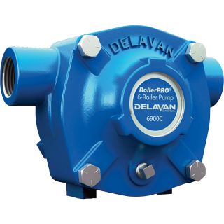 Delavan Cast Iron 6-Roller Pump — 22.8 GPM, 300 PSI, 1200 RPM Model# 6600C  Sprayer Pumps