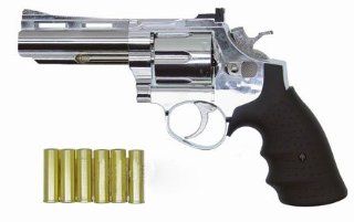 Gas .357 Magnum Revolver BB Airsoft Guns   SILVER  Sports & Outdoors