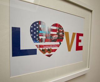 love new york heart print by clareisaacs design