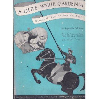 A Little White Gardenia Sam Coslow Books