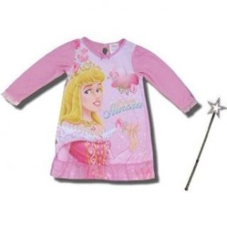 Disney "Princess Aurora" Pink, Long sleeve Nightgown w/wand for girls   4T Pajama Sets Clothing