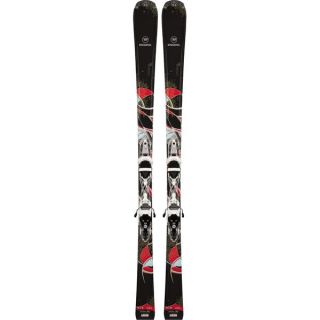 Rossignol Unique Skis w/ Saphir 100S Bindings Black/White   Womens 2014