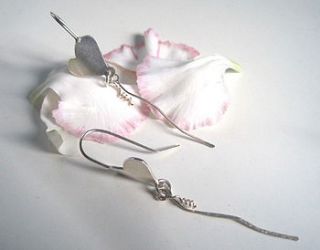 banksy heart earrings by bijou gifts