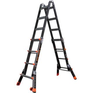 Little Giant Dark Horse Multipurpose Fiberglass Ladder — 4–7 Ft. Stepladder/9–15 Ft. Extension Ladder, Model# 17 Dark Horse  Ladders   Stepstools