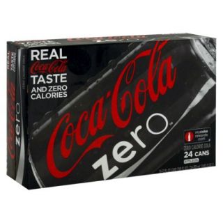 Coca Cola Zero Soda 12 oz, 24 pk