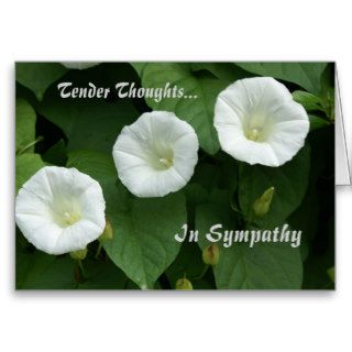 Tender Thoughts Condolence Card