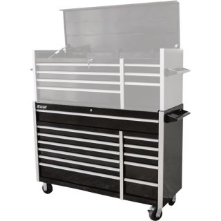 Excel 56in. Steel Tool Cabinet — Bottom Roller, Model# TB5607X-B  Tool Chests