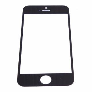 Generic Repair Front Screen Glass Lens Part for iPhone 5 Black+Tools Cell Phones & Accessories