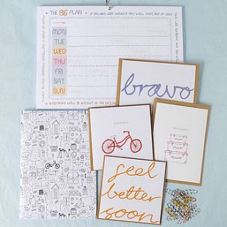 monthly gifting stationery set by the green gables