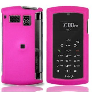 Crystal Hard PINK RUBBERIZED Cover Case for Sanyo Incognito 6760 [WCS370] Cell Phones & Accessories