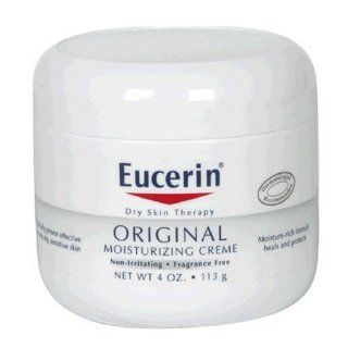 Eucerin Dry Skin Therapy Original Moisturizing Creme 113g/4oz   For Very Dry, Sensitive Skin Health & Personal Care