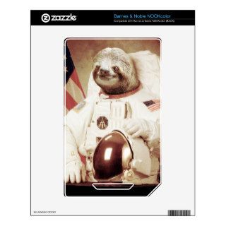 Astronaut Sloth NOOK Color Decal