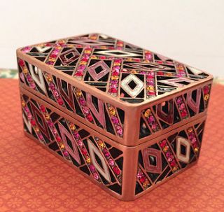 small rectangular trinket box by susanna freud