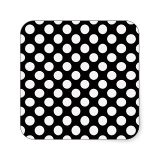 Black and White Polka Dot Pattern, Spotty Sticker