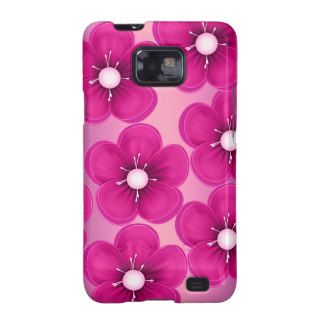 Pink Flower Samsung Galaxy S Case Galaxy S2 Cases