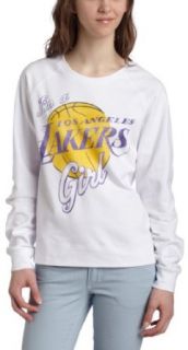 Mighty Fine Juniors Lakers Girl Sweater, White, Medium