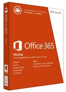 Office 365 Home 1yr Subscription Key Card Software