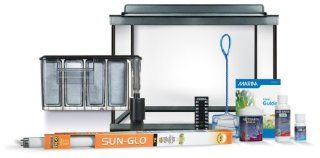 Marina Style 20 Deluxe Glass Aquarium Kit   20 Gallons  Aquarium Starter Kits 