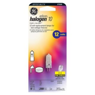 GE Edison Specialty 10 Watt Halogen Light Bulb