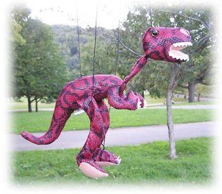 Red Dinosaur 18" Marionette Toys & Games