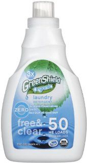 Laundry Detergent Free & Clear Green Shield Organic 50 fl oz Liquid Health & Personal Care