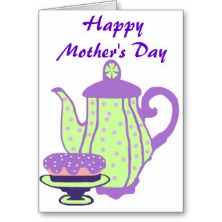 Tea and Cake, Happy Mother's Day  card