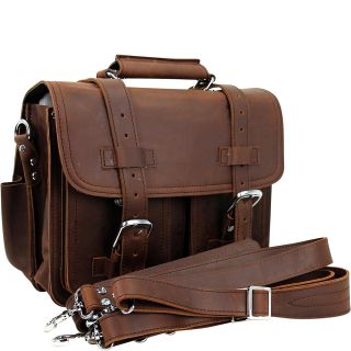 Vagabond Traveler Vagabond Traveler 14 Medium CEO Leather Briefcase/Backpack Tote