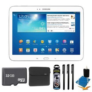 Samsung Galaxy Tab 3 (10.1 Inch, White) GT P5210ZWYXAR Ultimate Bundle   Includes tablet, 32GB Micro SDHC Card, Noise Isolation Earbuds, Deluxe Neoprene Case, 3 Universal Touch Screen Stylus Pens with Pocket Clip, and 3pc. Lens Cleaning Kit Computers &