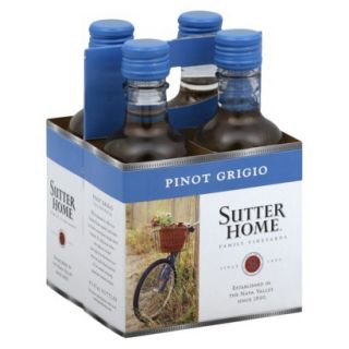 Sutter Home Pinot Grigio Wine 187 ml, 4 pk