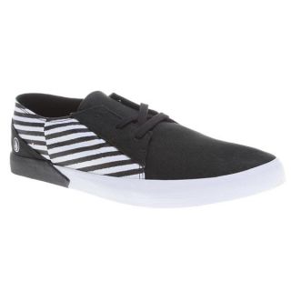 Volcom Lo Fi Shoes Black Stripe