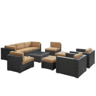 Avia 10 Piece Sectional Deep Seating Group with Cushions