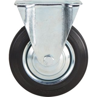 6in. Rigid Rubber Caster  Up to 299 Lbs.