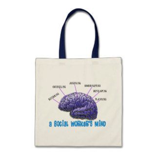 Unique Social Worker Gifts A Social Worker's Mind Tote Bag