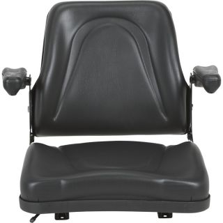 A & I Universal Black Seat — Black, Model# V-930  Lawn Tractor   Utility Vehicle Seats