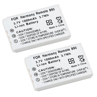 BasAcc Battery compatible with Logitech Harmony Remote 890/ 885/ 880 (Pack of 2) BasAcc Batteries