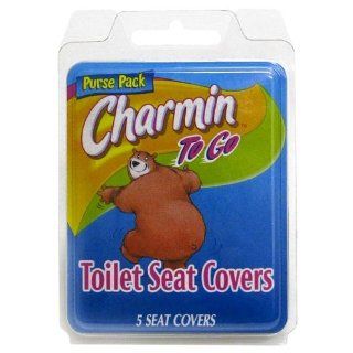 Charmin To Go Toilet Seat Covers 5 Count (Pack of 24) Health & Personal Care