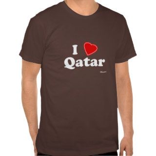I Love Qatar T shirts