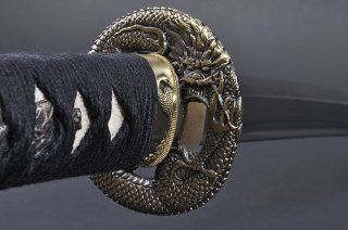 Fully Handmade Dragon Stainless Japanese Samurai Wakizashi Training Sword #696  Martial Arts Practice Swords  Sports & Outdoors