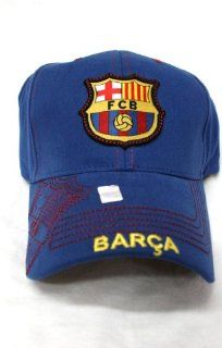 FC BARCELONA OFFICIAL LOGO SOCCER ADJUSTABLE CAP NAVY  Sports Fan Baseball Caps  Sports & Outdoors