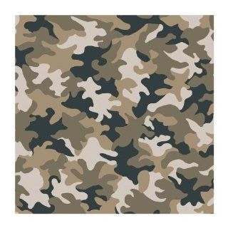 York Wallcoverings BT2982 Camouflage Design Wallpaper, Hunter Green/Black Onyby/Warm Beige/Winter White   Camouflage Wall Decor  