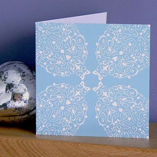 flock bell christmas card by the thoughtful company