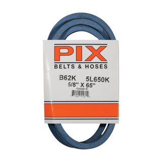 PIX Blue Kevlar V-Belt with Kevlar Cord — 65in.L x 5/8in.W, Model# B62K/5L650K  Belts   Pulleys